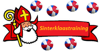 Sinterklaastraining: spelletjes, snoepen en volleyballen